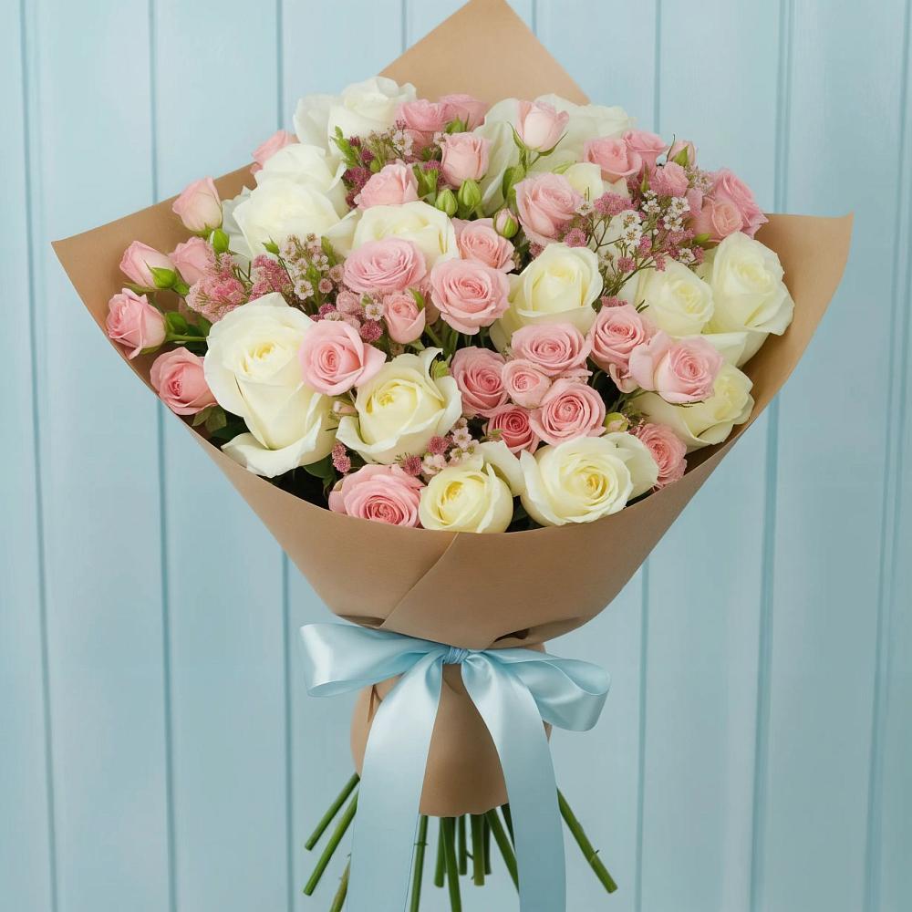 Букет цветов из: Розы в Алабино